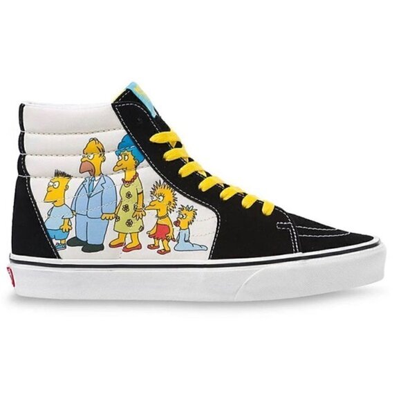VANS x The Simpsons Sk8-Hi 1987-2020 Sneakers - 5.5US - Picture 1 of 14